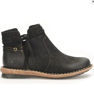 Born Wynter Black Suede Bootie